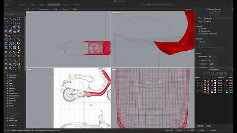 Motorcycle 3D Modeling — Part I (Rhino)
