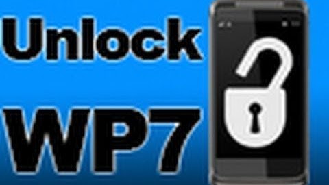 How To Unlock "Jailbreak" And Sideload Apps - Any  Windows Phone 7