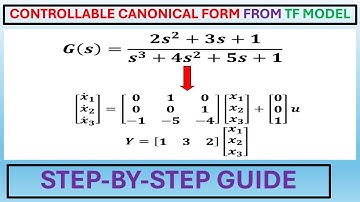 Transfer Function to Controllable Canonical Form (State-Space).