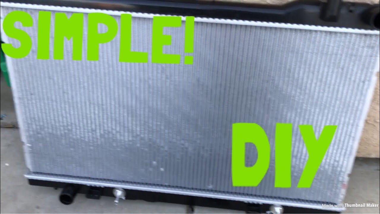 Replacing Radiator on G35 (Simple) - YouTube