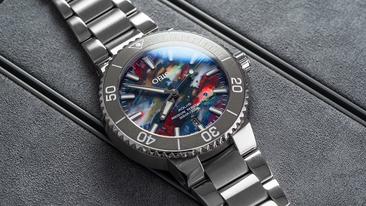 A One of a Kind Dial in the Familiar Aquis Format -  Oris Aquis Upcycle