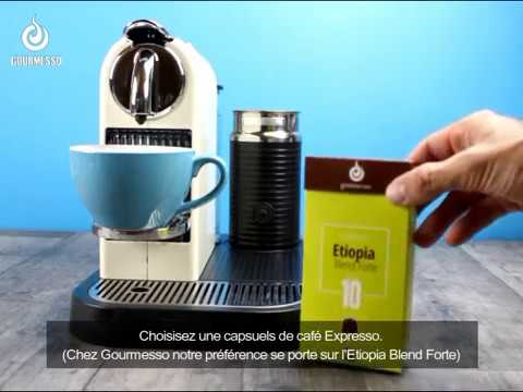 Comment faire un cappuccino avec une machine Nespresso®* 