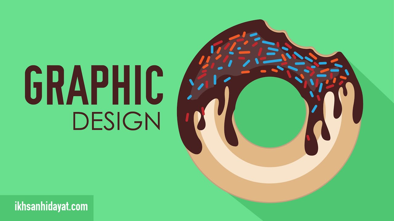 How to Create Donuts Vector - Illustrator Tutorials - YouTube