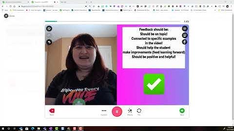 Peer Feedback in Flipgrid Topics Video Replies and Text Comments