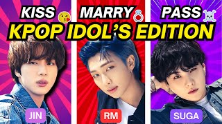 🎮 KISS MARRY PASS [KPOP IDOL EDITION] 😘💍☠️ | KPOP QUIZ 2024 🔥