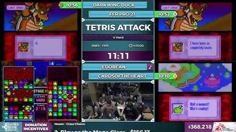 *SGDQ 2016* - Tetris Attack - VS Mode Speedrun (Very Hard) - 7:03 IGT (10:52 RTA)