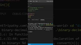 C Programming | Convert Binary Number to Decimal screenshot 3