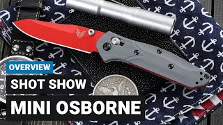 Benchmade SHOT Show Red Mini Osborne Overview
