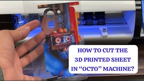 3D Printed Sheet Sizes into the OCTO Cutting Machine for Enhanced Precision and Efficiency