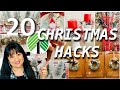 20 🎁 MUST SEE 🎁 DOLLAR TREE DIY CHRISTMAS HACKS, TIPS, & TRICKS FOR DECORATING & ORGANIZING!