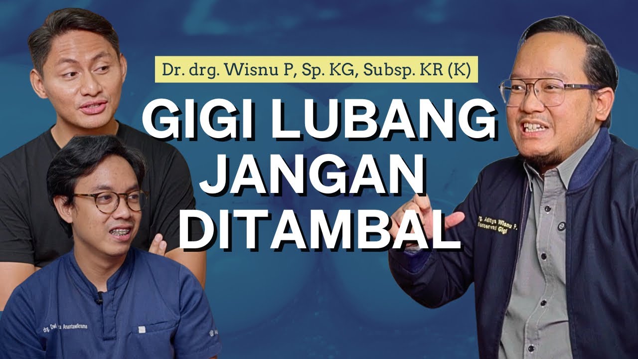 JANGAN DI TAMBAL‼️ INI YG HARUS DILAKUKAN 🦷🪥 Dr. drg. Wisnu Putranto, Sp. KG, Subsp. KR (K)