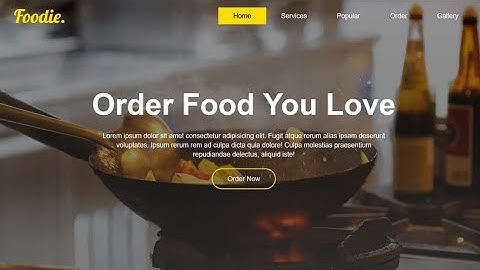 How to Add Full Screen Video Background In Website Using HTML & CSS | Restaurant Website Tutorial