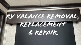 RV valance removal, replacement & repair