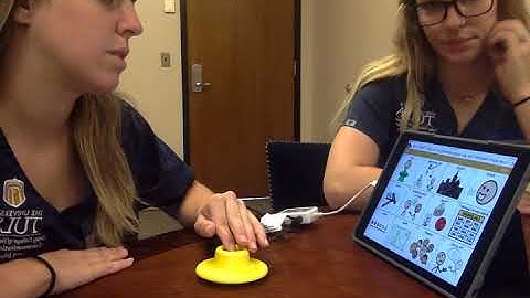 TouchChat on the iPad using a switch