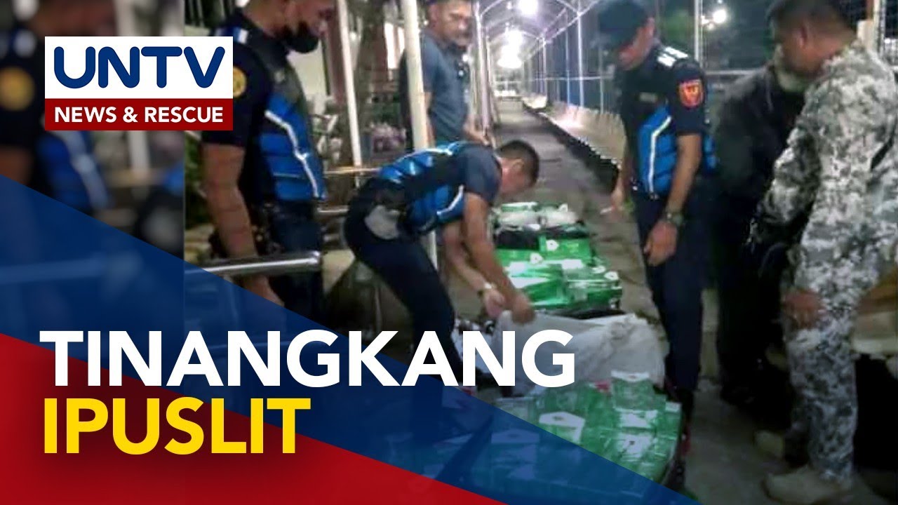Smuggled cigarettes, nasabat ng Port Police at PCG sa Dapitan Seaport