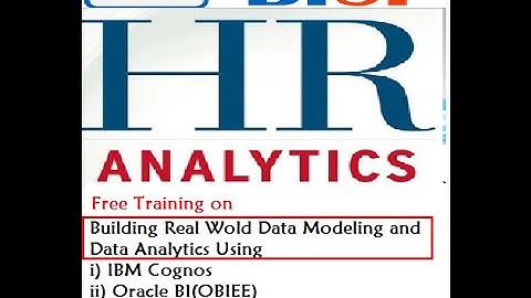 OBIEE Case Study HR Model Session#4B Using Database View in Physical Layer