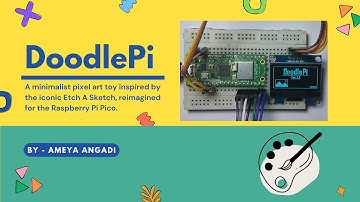 DoodlePi: A Raspberry Pi Pico Pixel Art Drawing Toy | Build a Raspberry Pi Pico Etch A Sketch