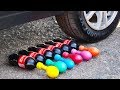 Crushing Crunchy & Soft Things by Car! CAR vs Coca-Cola with Balloons