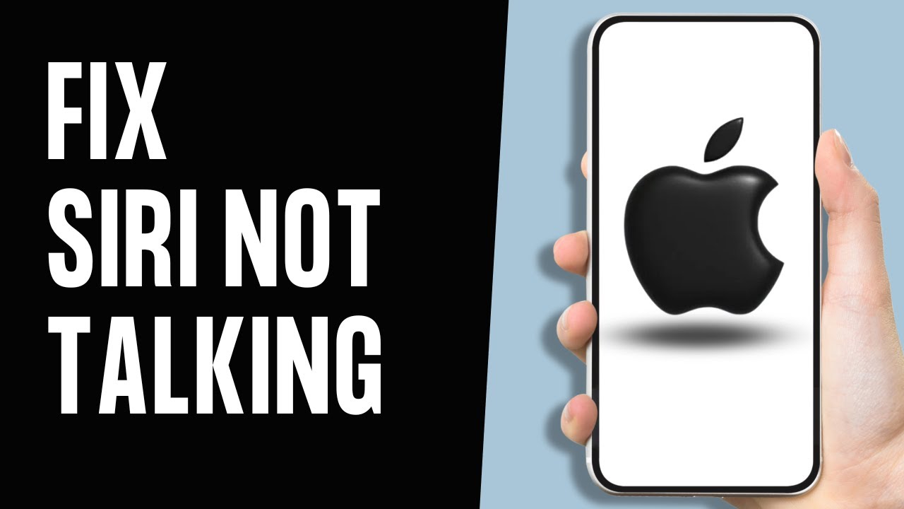 How To FIX Siri Not Talking/Working on any iPhone or iPad 2024 - YouTube