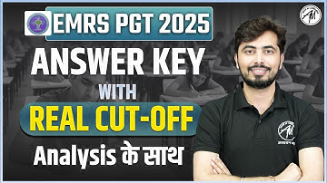 EMRS PGT 2025 Answer Key | Real Cut-Off & Complete Paper Analysis | Rohit Vaidwan Sir