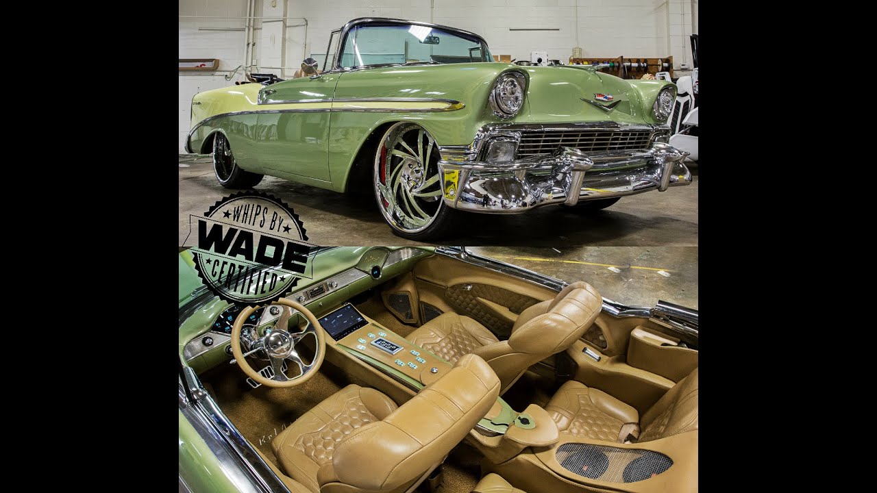 Joe's 56 Bel Air Supercharged LS3 on 22/24x12