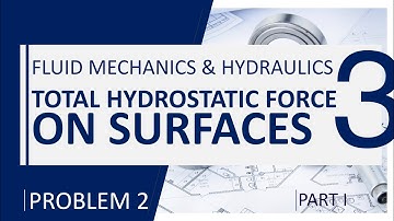 Fluid Mechanics and Hydraulics - Total Hydrostatic Force on Surfaces Problem 2 Part I