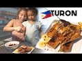 EASIEST Filipino Dessert You Have To Try This! British Family Cooking Turon