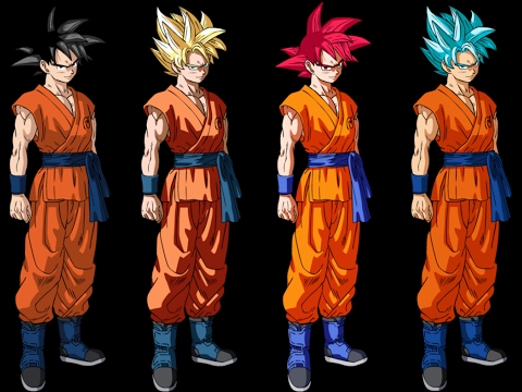 DBXV2 Goku Transformations - YouTube