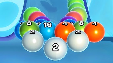 Ball Run 2048 Merge Number ! MAX LEVELS Gameplay Walkthrough New Update Part 841 android, ios