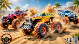 4x4 Monster truck Mega Desert Race 🔥 | Monster truck Race mauham  screenshot 5