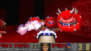 Doom 2 NoMonochrome Level 8 UV Max in 45:26 (Commentary)