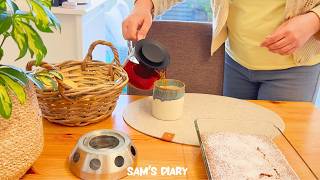 Cozy Daily Routine: Grocery Shopping & Baking Italian Cake | Switzerland Silent Vlog