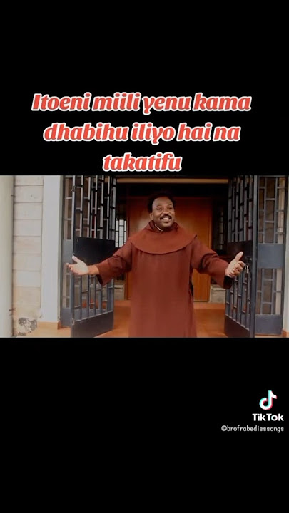 Itoeni miili yenu kama dhabihu #superconquerorbfc