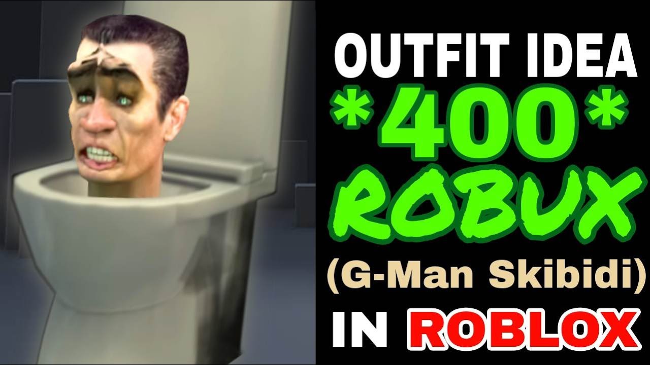 G-MAN TOILET! - Roblox