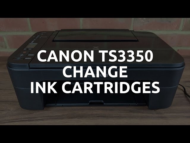 Canon TS3350 Change Ink Cartridge 