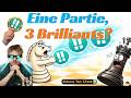 3 BRILLIANTS in AGGRESSIVSTER Partie so far?! (rapid)