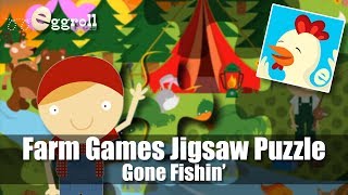 Gone Fishin' - Farm Games Animal Games for Kids - iPad Jigsaw Puzzle App screenshot 4