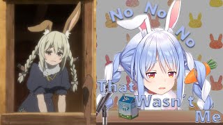 [ Hololive ] Usada Pekora make her Anime debut [ Eng Sub ]