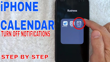 ✅  How To Turn Off iPhone Calendar Notifications 🔴