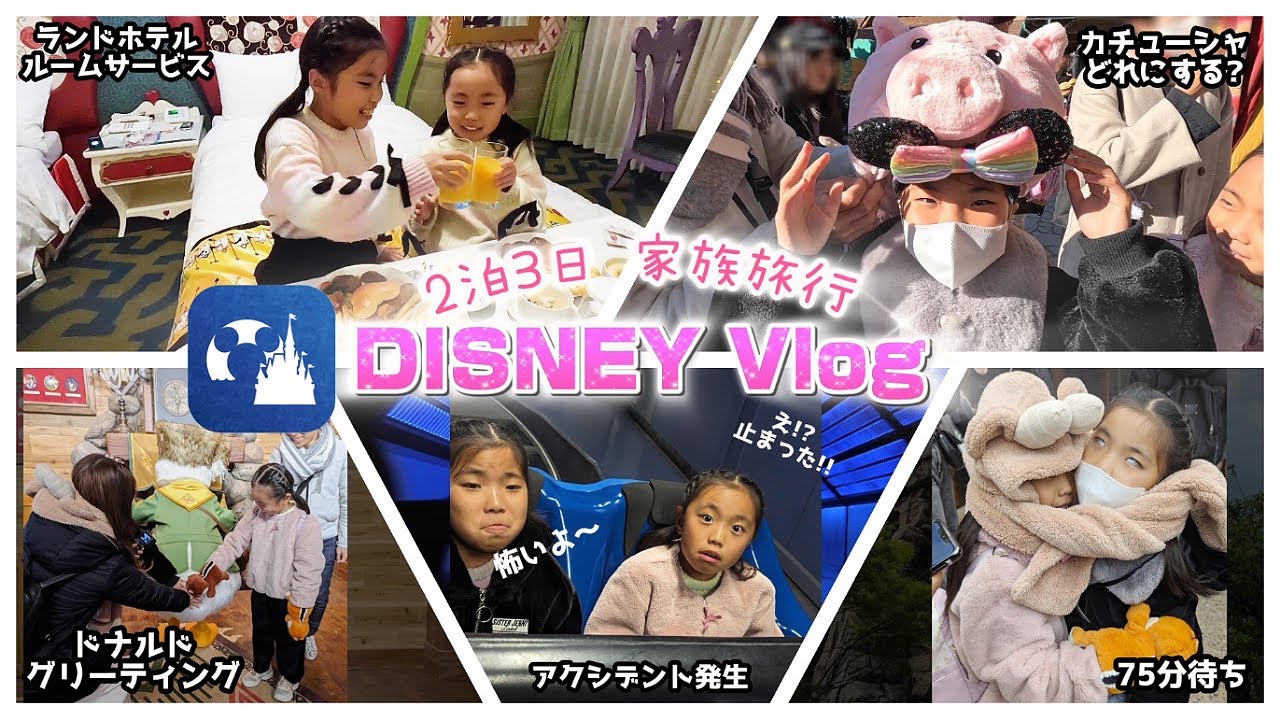 【Vlog】ディズニーランド旅行2泊3日🎉絶叫大好き姉妹の旅を完全密着‼️🤯 