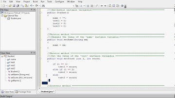 Defining a class in Java using JCreator