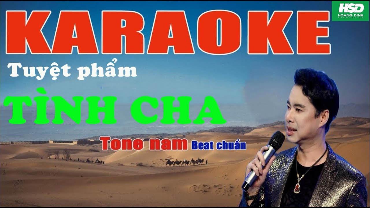 KARAOKE TÌNH CHA - NGỌC SƠN - YouTube