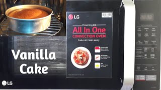 Vanilla Cake In LG Microwave Oven | Soft And Spongy Vanilla Cake | स्पंजी वनीला केक रेसिपी screenshot 3