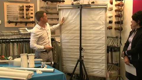 RollEase - How To Make a Cordless Roman Shade with Easy Spring Plus by Elki Horn