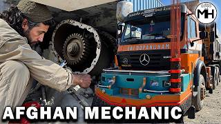 : Inside Mercedes Truck Differential Gear problem  Solved with Basic Tools