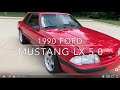 1990 Ford Mustang LX 5.0  Coupe / Notchback for sale