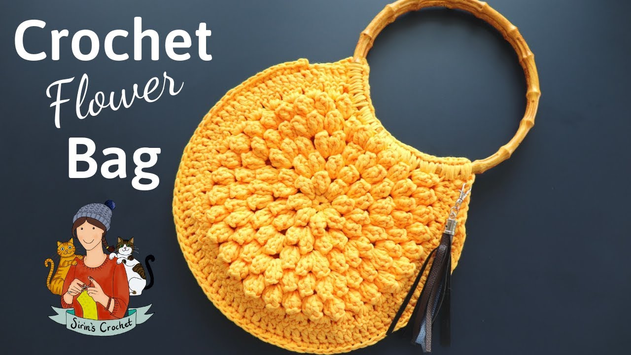 Crochet Pattern Round Bag with Bag Charm - Yarnplaza.com