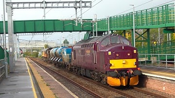 RARE Hired In WCRC 37668 On Rail Head Treatment Duties - 21/10/22