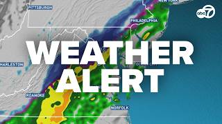 WEATHER ALERT: Dramatic cool down with rain ending in wet snow for DC, Maryland, Virginia