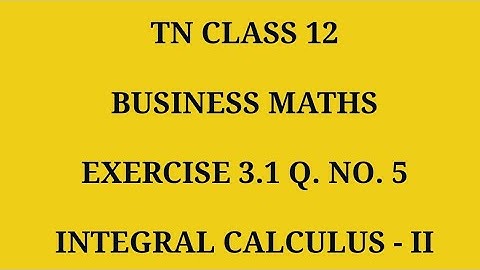 TN 12th Business maths chapter 3 exercise 3.1 question number 5